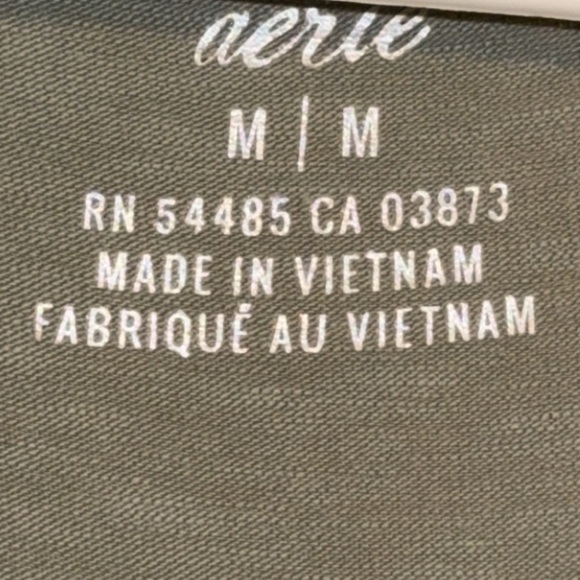 2022 AE AERIE American Eagle WMN MED Green Sleeveless Jumpsuit w/side pockets - Picture 4 of 12